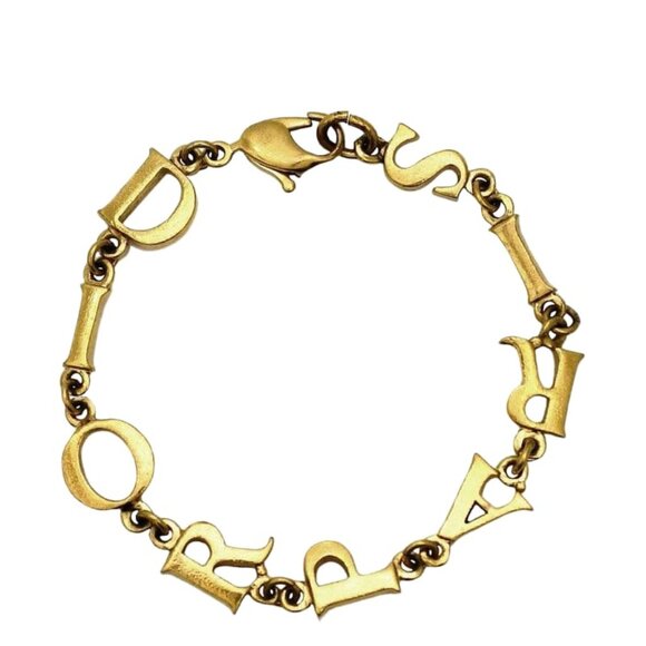 Christian Dior Bracelet Gold Metal